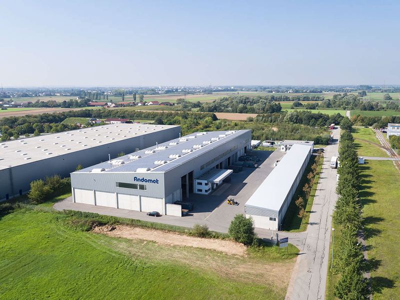 Luftbild Werk 2 im Industriegebiet Straubing-Sand